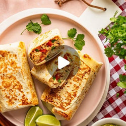 Freezer Friendly Green Chile Chicken Burritos