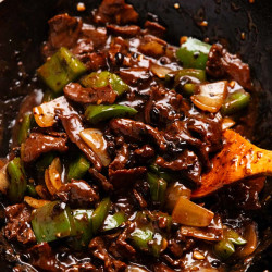Beef In Black Bean Sauce