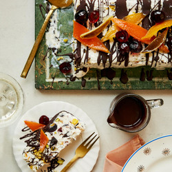Chocolate And Clementine Cassata Semifreddo