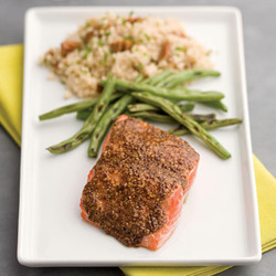 Smoky Maple-mustard Salmon