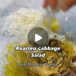 Roasted Cabbage Salad