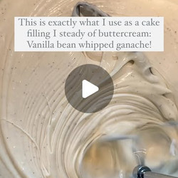 Vanilla Bean Whipped Ganache