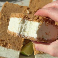 Key Lime Pie Ice Cream Sandwiches