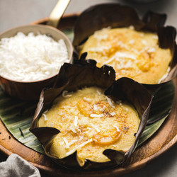 Bibingka (filipino Rice-coconut Cake)