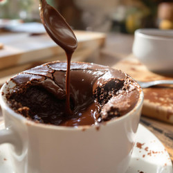 Prêt En 5 Minutes : Mon Mug Cake Fondant Au Cœur Coulant