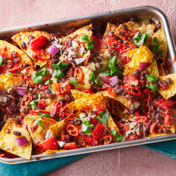 Loaded Black Bean Nachos