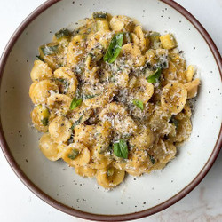 One-pot Zucchini &amp; Preserved Lemon Cacio E Pepe
