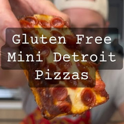 Mini Gluten-free Detroit Pizzas