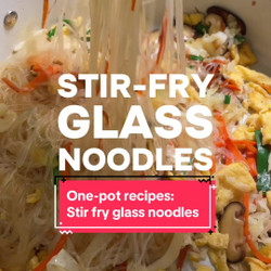 Stir Fried Glass Noodles