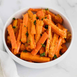 Parmesan Roasted Carrots Recipe