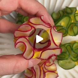Flower Deviled Eggs