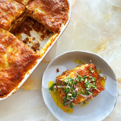 Lasagne With Salsa Verde