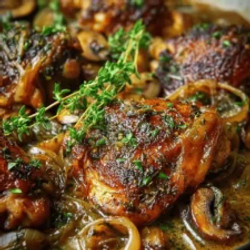Cider-braised Chicken With Caramelized Onions &amp; Herbs: Easy Delight