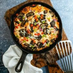 Easy Cast Iron Pizza