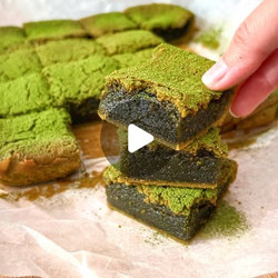 Easy Matcha Mochi Brownie