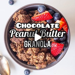 Chocolate Peanut Butter Granola