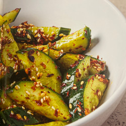 Smashed Cucumber Salad (VEG page 69)