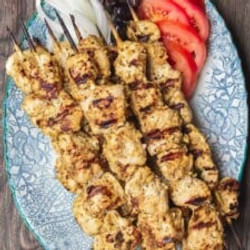 Greek Chicken Souvlaki Recipe With Tzatziki