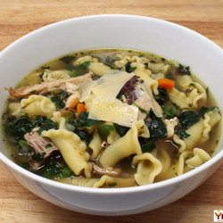 Italian Style Chicken And Campanelle Soup