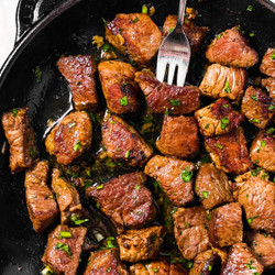Remix of Garlic Butter Steak Bites