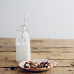 Biscuits Faciles Aux Deux Chocolats - Trois Fois Par Jour