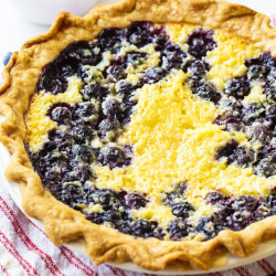 Blueberry Buttermilk Pie