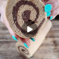 Cookie Dough Cinnamon Roll