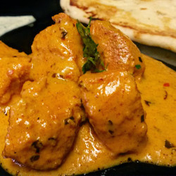 Butter Chicken, Paratha &amp; Green Yoghurt Chutney