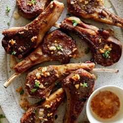 Garlic Butter Lamb Chops