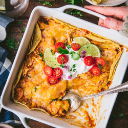 Easy Chicken Enchilada Casserole