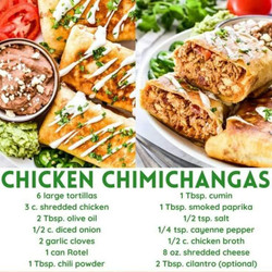 Chicken Chimichangas