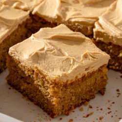 This Easy Double Peanut Butter Sheet Cake Is My Favorite Dessert
