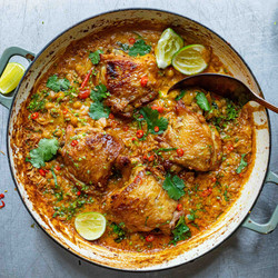 Coconut-braised Chicken &amp; Chickpeas