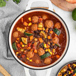 Mexican Meatball Soup