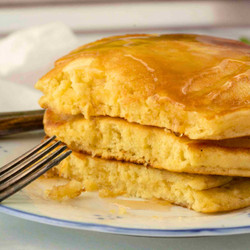 Fluffy Sourdough Pancakes