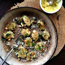 Nettle And Hazelnut Gnocchi With Dandelion Butter