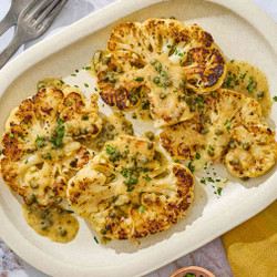Cauliflower Steaks Piccata Is Perfect For Meatless Mondays