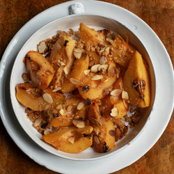 Nigel Slater’s Midweek Treat: Buttered Quinces, Almond Crumbs