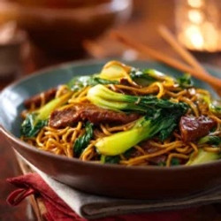 Beef And Bok Choy Chow Mein