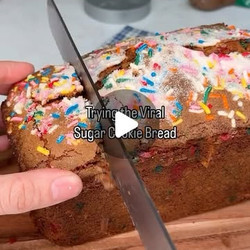 Sugar Cookie Banana Bread