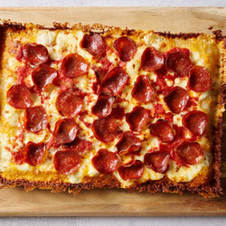 Sourdough Detroit-style Pizza