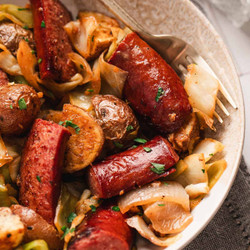 Kielbasa And Cabbage Skillet