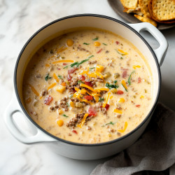 Easy Cheeseburger Soup
