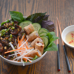 Bún Thịt Nướng Recipe (vietnamese Grilled Pork &amp; Rice Noodles)