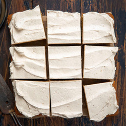 Frosted Gingerbread Brownies