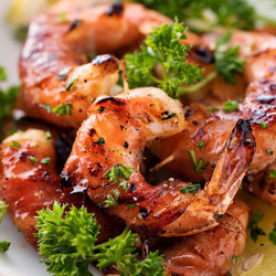 Prosciutto Wrapped Honey Lemon Shrimp