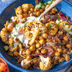 Cauliflower Shawarma Bowl (easy Sheet Pan Dinner)