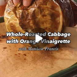 Whole-roasted Cabbage With Orange Vinaigrette