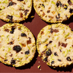 Pistachio-crusted Icebox Cookies