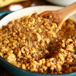 Cheesy Hamburger Skillet (homemade Hamburger Helper)